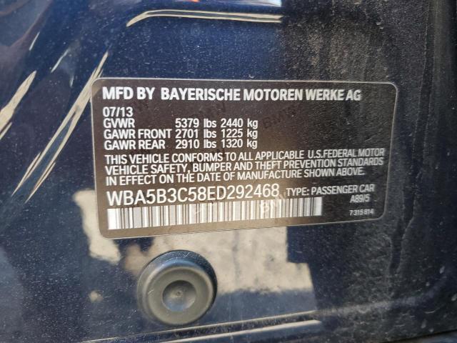 Photo 11 VIN: WBA5B3C58ED292468 - BMW 5 SERIES 