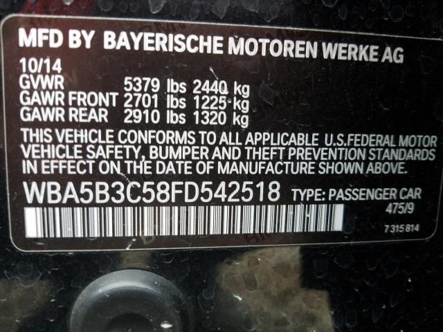 Photo 9 VIN: WBA5B3C58FD542518 - BMW 535 XI 