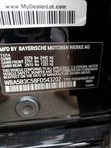 Photo 11 VIN: WBA5B3C58FD543202 - BMW 5 SERIES 