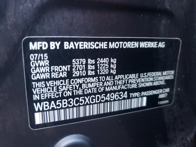 Photo 9 VIN: WBA5B3C5XGD549634 - BMW 535 XI 