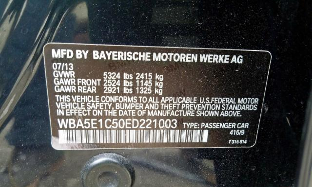 Photo 9 VIN: WBA5E1C50ED221003 - BMW ACTIVEHYBR 