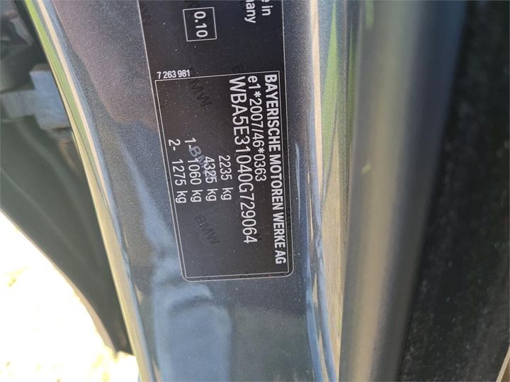 Photo 4 VIN: WBA5E31040G729064 - BMW 5-REEKS 