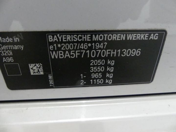 Photo 3 VIN: WBA5F71070FH13096 - BMW 3 