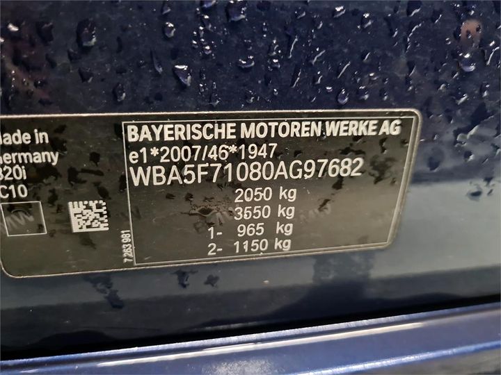 Photo 5 VIN: WBA5F71080AG97682 - BMW 3 