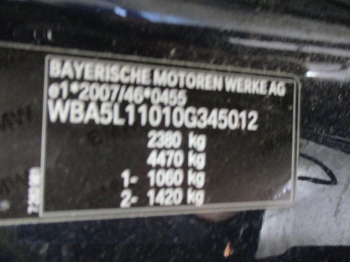 Photo 15 VIN: WBA5L11010G345012 - BMW SERIE 5 TOURING 