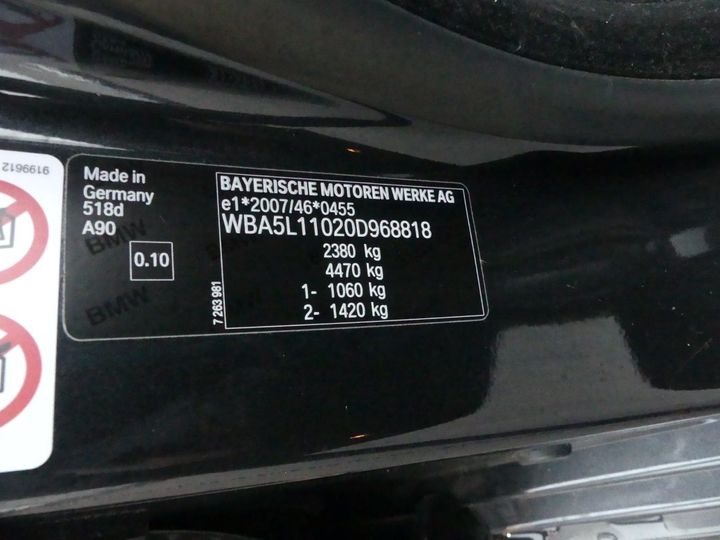 Photo 5 VIN: WBA5L11020D968818 - BMW 5-REEKS 