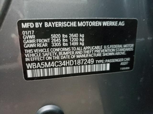 Photo 9 VIN: WBA5M4C34HD187249 - BMW 535 XIGT 