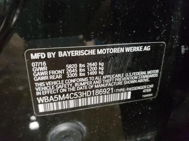 Photo 9 VIN: WBA5M4C53HD186921 - BMW 535 XIGT 