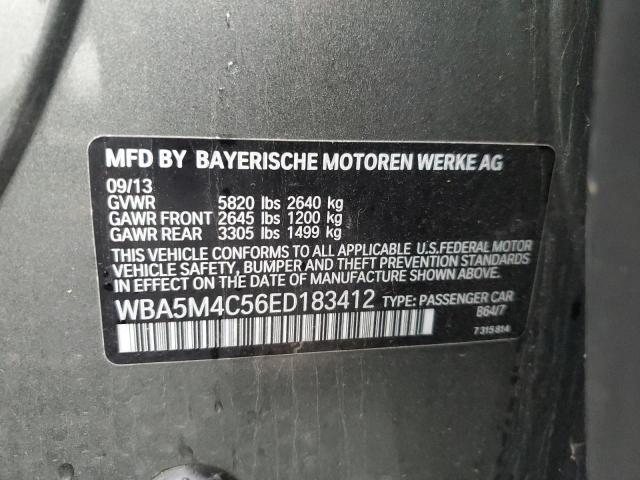 Photo 11 VIN: WBA5M4C56ED183412 - BMW 5 SERIES 