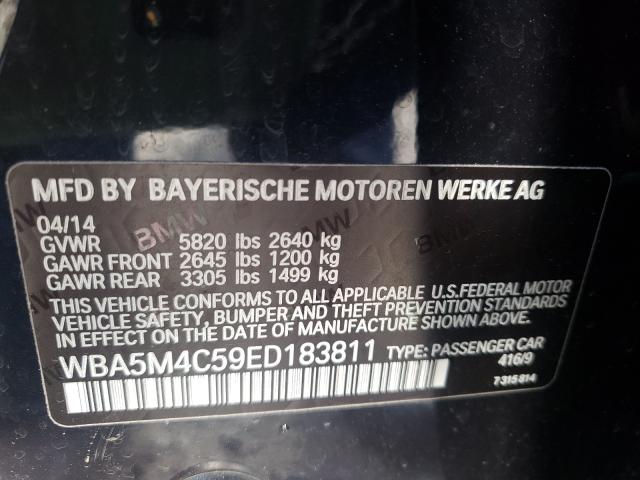 Photo 9 VIN: WBA5M4C59ED183811 - BMW 535 XIGT 