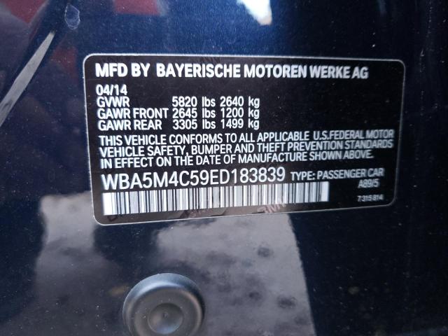 Photo 9 VIN: WBA5M4C59ED183839 - BMW 535 XIGT 