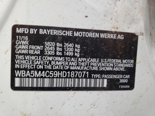 Photo 11 VIN: WBA5M4C59HD187071 - BMW 535 XIGT 