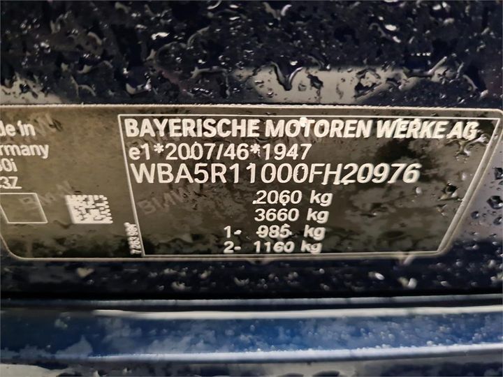 Photo 6 VIN: WBA5R11000FH20976 - BMW 3 