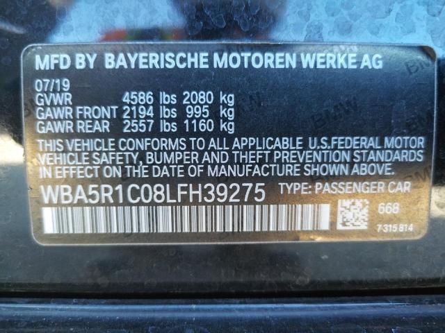 Photo 9 VIN: WBA5R1C08LFH39275 - BMW 330I 