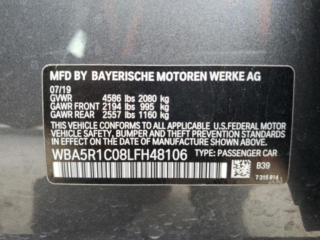 Photo 11 VIN: WBA5R1C08LFH48106 - BMW 330I 