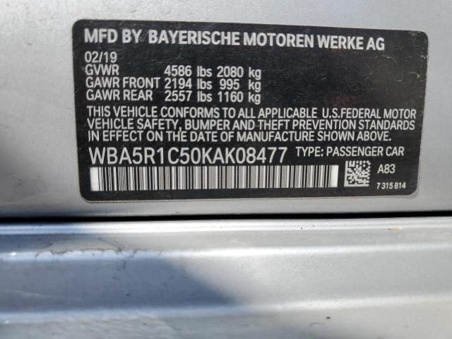 Photo 11 VIN: WBA5R1C50KAK08477 - BMW 3 SERIES 