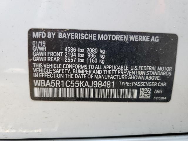 Photo 11 VIN: WBA5R1C55KAJ98481 - BMW 330I 