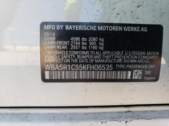 Photo 11 VIN: WBA5R1C55KFH06535 - BMW 3 SERIES 