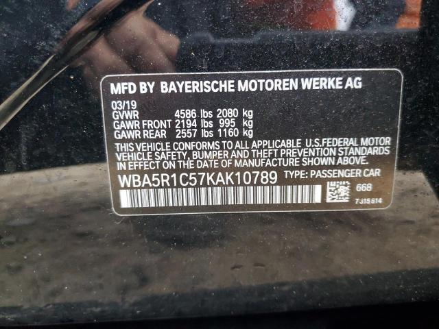 Photo 11 VIN: WBA5R1C57KAK10789 - BMW 330I 