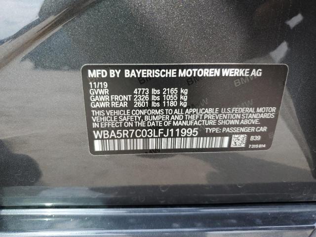 Photo 11 VIN: WBA5R7C03LFJ11995 - BMW 330XI 