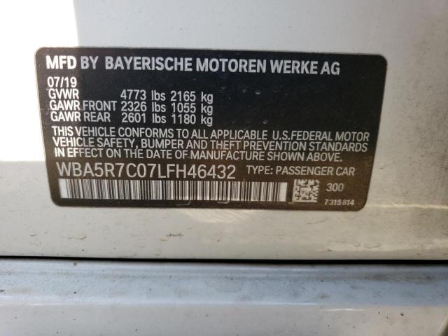 Photo 11 VIN: WBA5R7C07LFH46432 - BMW 3 SERIES 