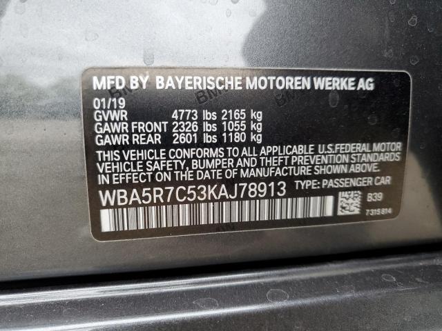 Photo 11 VIN: WBA5R7C53KAJ78913 - BMW 330XI 