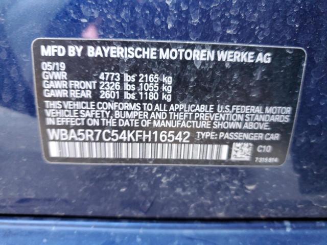 Photo 11 VIN: WBA5R7C54KFH16542 - BMW 330XI 