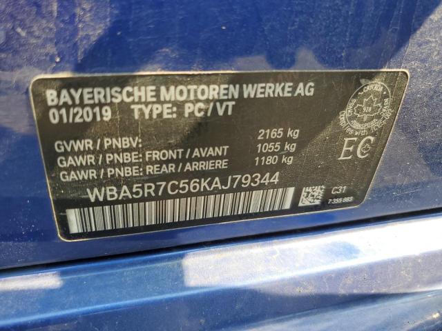 Photo 11 VIN: WBA5R7C56KAJ79344 - BMW 330XI 