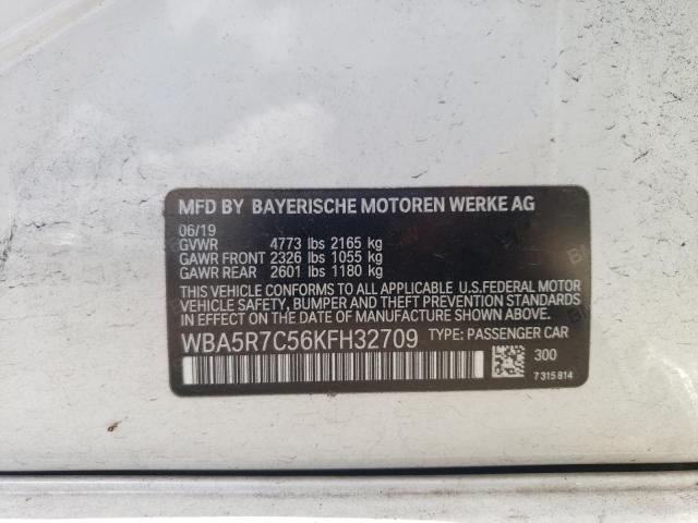 Photo 11 VIN: WBA5R7C56KFH32709 - BMW 330XI 