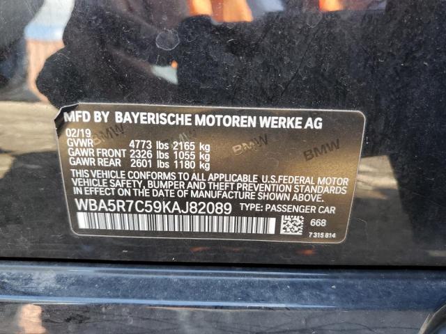 Photo 9 VIN: WBA5R7C59KAJ82089 - BMW 330XI 