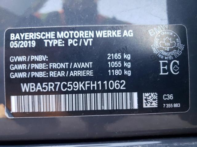 Photo 9 VIN: WBA5R7C59KFH11062 - BMW 330XI 