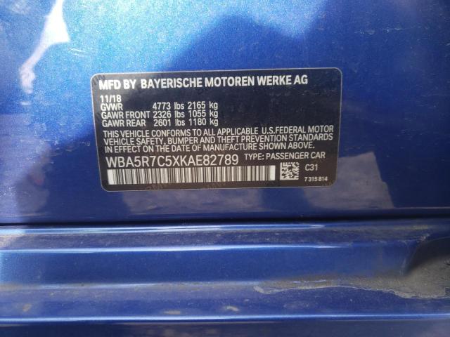 Photo 11 VIN: WBA5R7C5XKAE82789 - BMW 330XI 