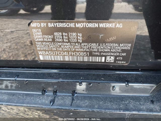 Photo 8 VIN: WBA5U7C04LFH30851 - BMW M340I 