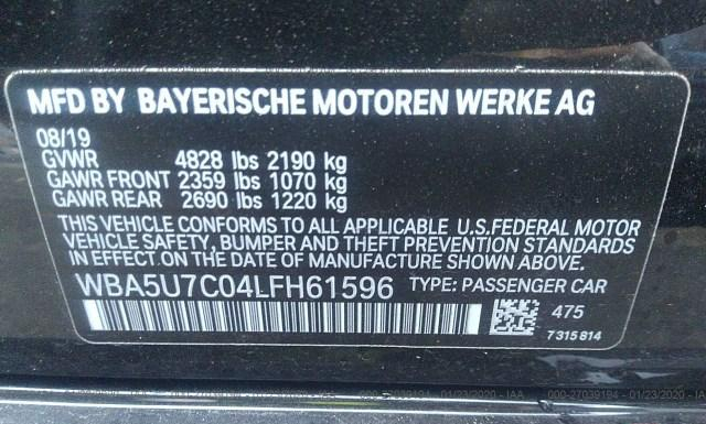 Photo 8 VIN: WBA5U7C04LFH61596 - BMW 340 