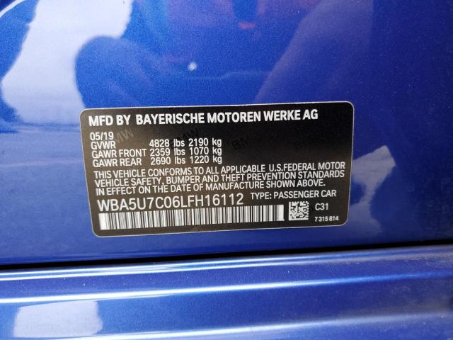 Photo 11 VIN: WBA5U7C06LFH16112 - BMW M340I 