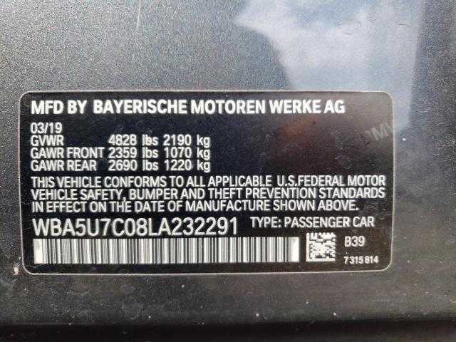 Photo 12 VIN: WBA5U7C08LA232291 - BMW M340I 