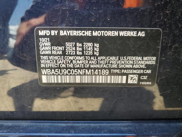 Photo 12 VIN: WBA5U9C05NFM14189 - BMW M340XI 