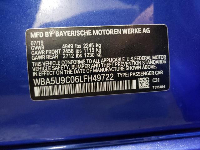 Photo 9 VIN: WBA5U9C06LFH49722 - BMW M340XI 