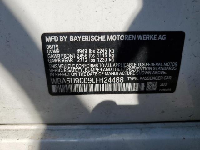 Photo 9 VIN: WBA5U9C09LFH24488 - BMW M340XI 