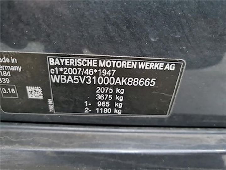 Photo 11 VIN: WBA5V31000AK88665 - BMW 3 DIESEL - 2019 