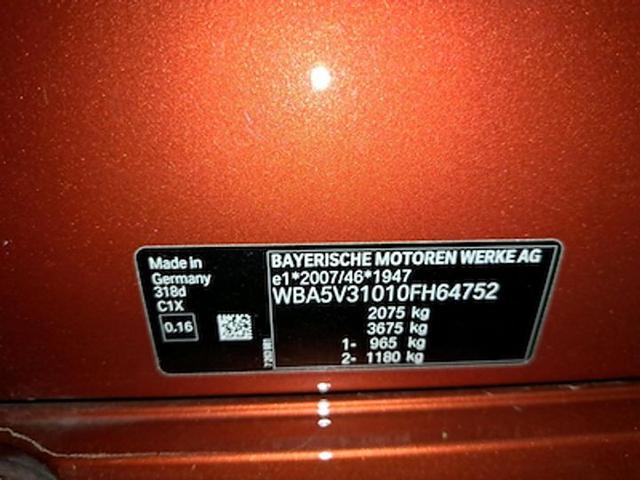 Photo 10 VIN: WBA5V31010FH64752 - BMW 3 DIESEL - 2019 