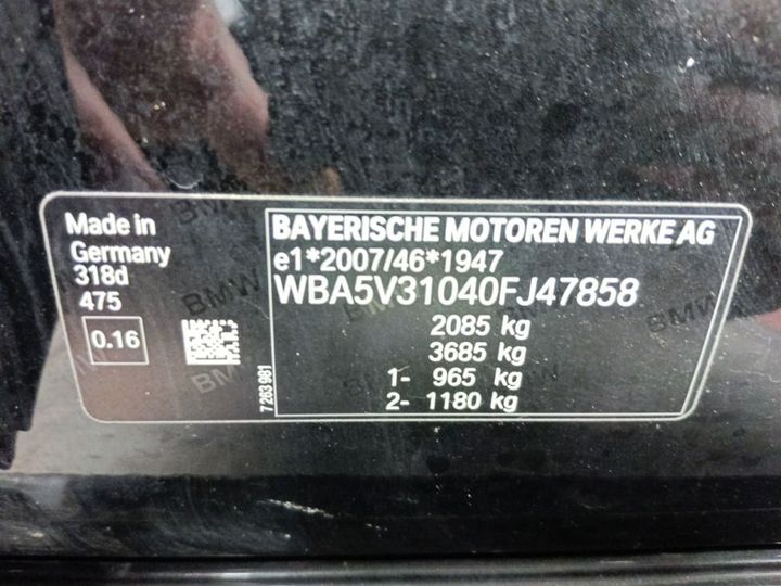 Photo 17 VIN: WBA5V31040FJ47858 - BMW 3-SERIE '18 