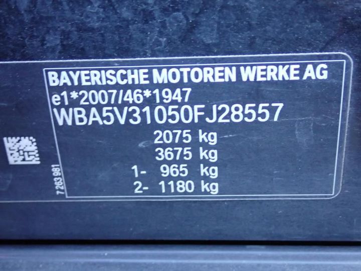 Photo 12 VIN: WBA5V31050FJ28557 - BMW SERIE 3 