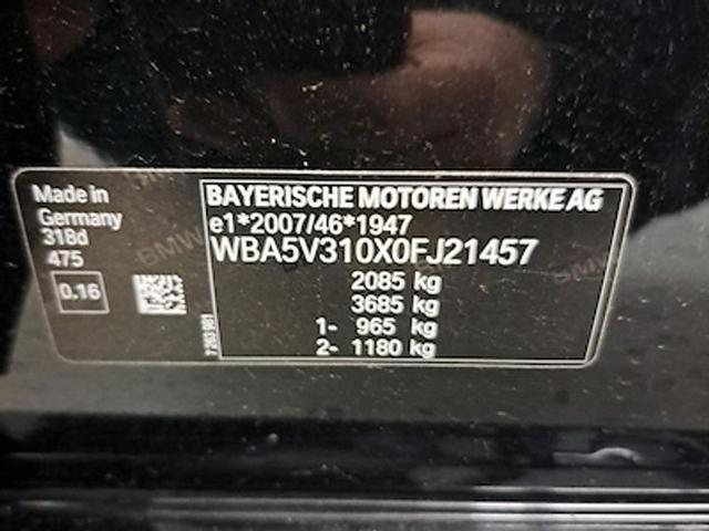 Photo 10 VIN: WBA5V310X0FJ21457 - BMW 3-SERIE 