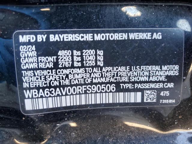 Photo 12 VIN: WBA63AV00RFS90506 - BMW 430I GRAN 