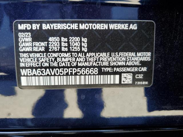 Photo 12 VIN: WBA63AV05PFP56668 - BMW 430I GRAN 