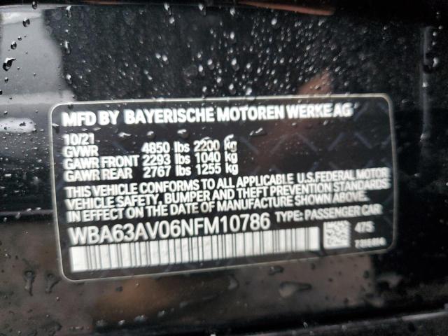 Photo 9 VIN: WBA63AV06NFM10786 - BMW 430I GRAN 