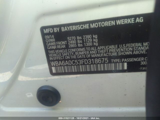 Photo 8 VIN: WBA6A0C53FD318675 - BMW 640 I 