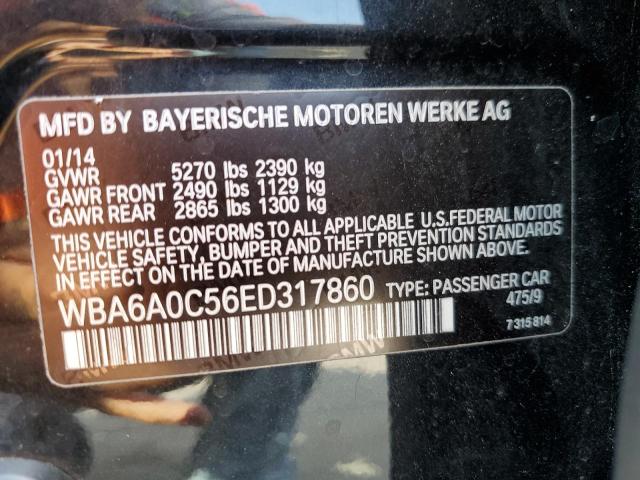 Photo 9 VIN: WBA6A0C56ED317860 - BMW 640I 