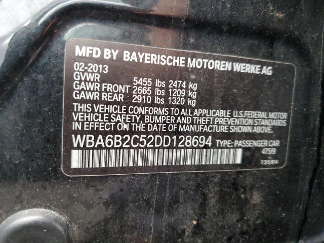 Photo 11 VIN: WBA6B2C52DD128694 - BMW 650 I 